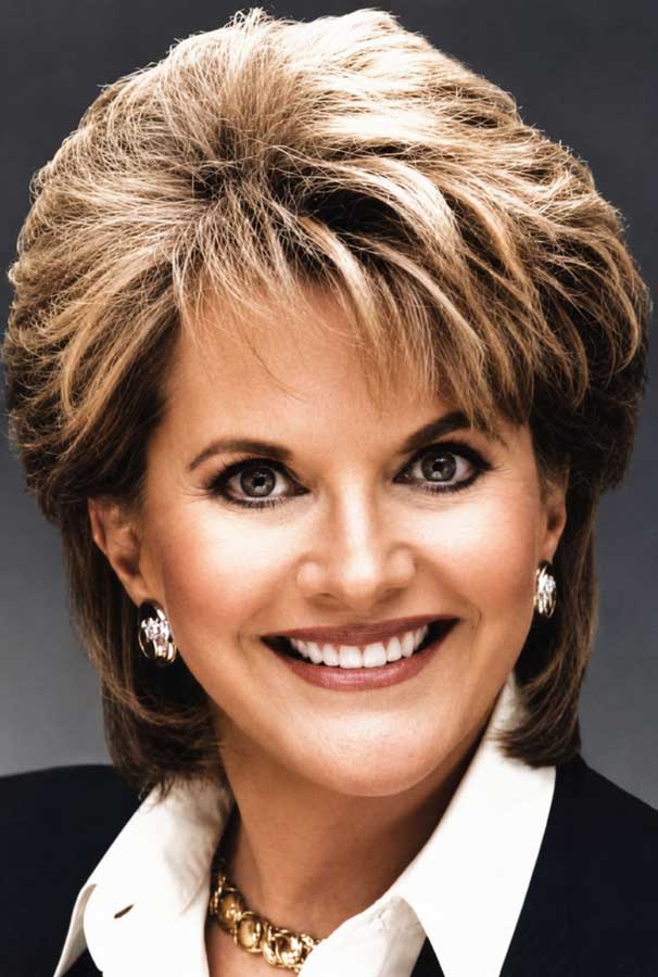 Kelly Lange portrait — pioneering Los Angeles television news anchor and mystery novelist